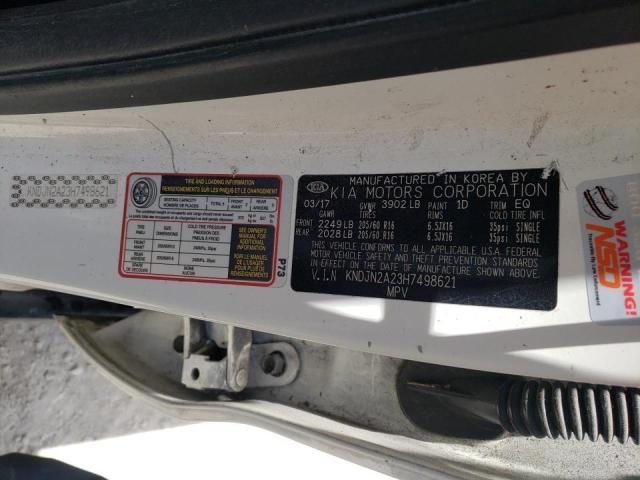 Photo 10 from auction – 2017 KIA SOUL with VIN KNDJN2A23H7498621