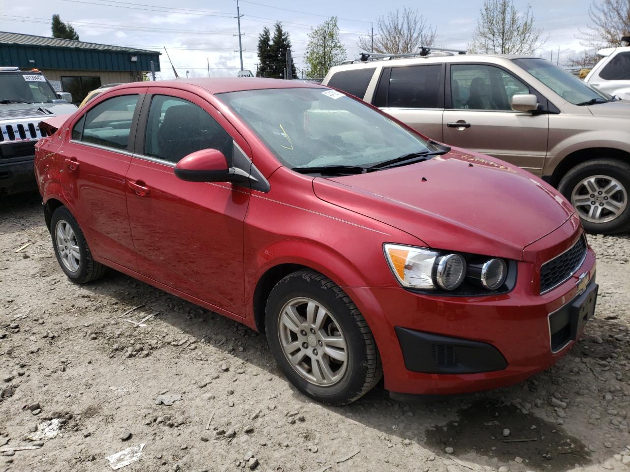 CHEVROLET SONIC LT 2013 with VIN 1G1JC5SG0D4127678 - Photo from auction