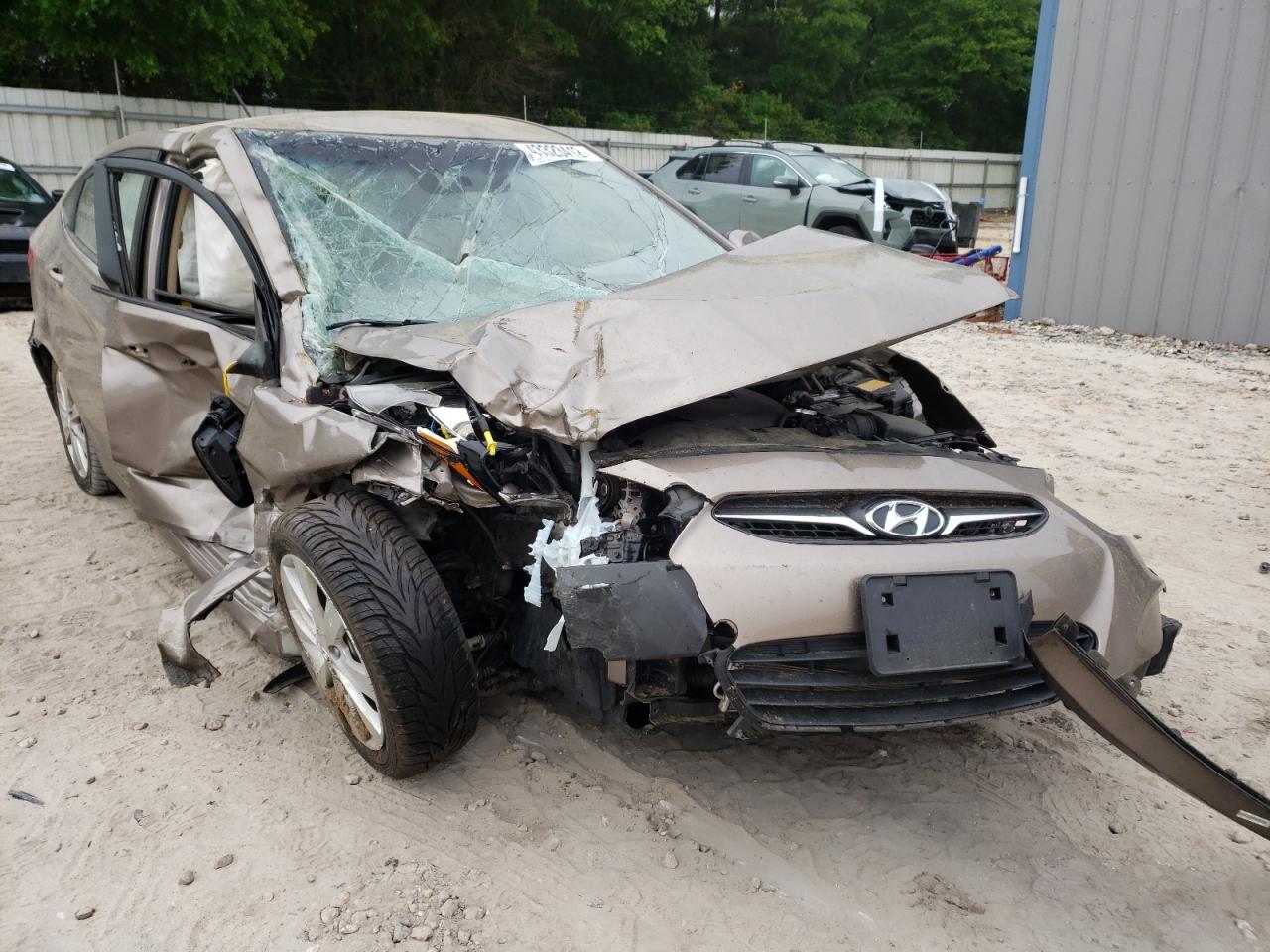 HYUNDAI ACCENT GLS 2012 with VIN KMHCU4AE5CU226501 - Photo from auction