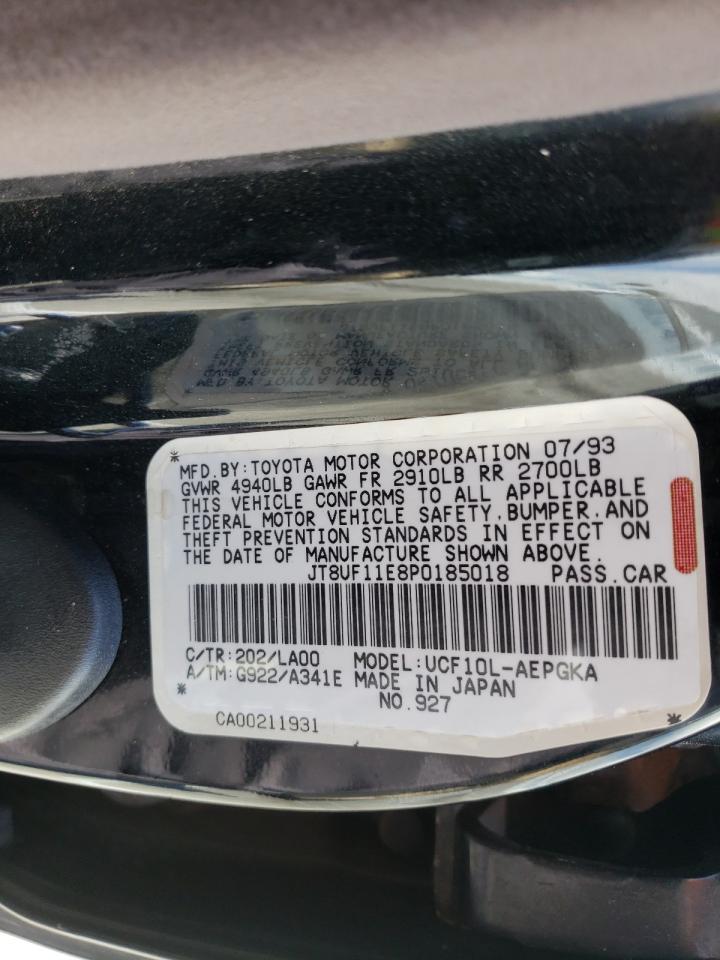 Photo 10 from auction – 1993 LEXUS LS 400 with VIN JT8UF11E8P0185018