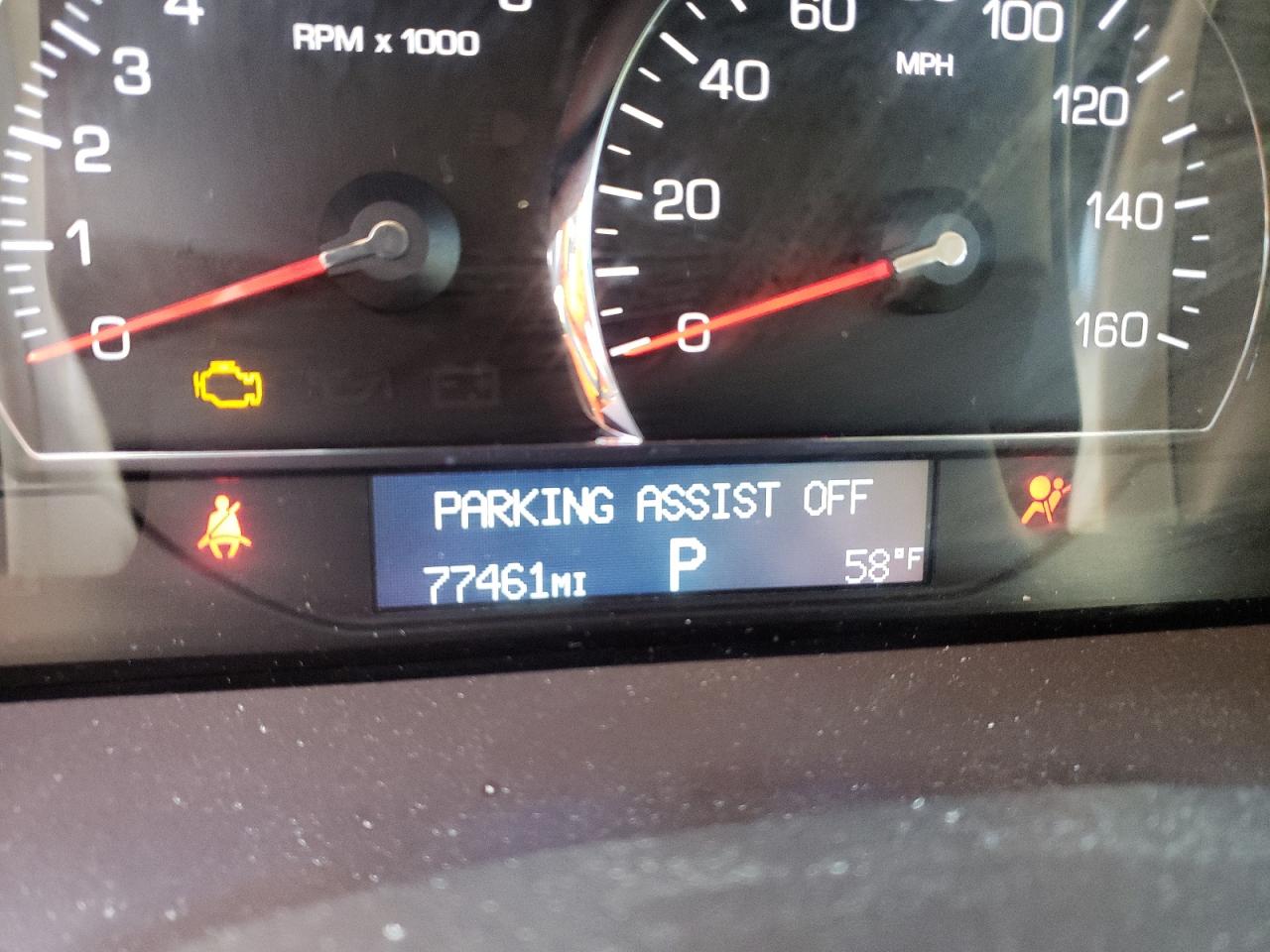 Photo 8 from auction – 2009 CADILLAC SRX with VIN 1GYEE637590139874