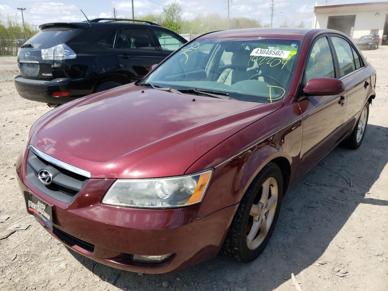 Photo 2 from auction – 2007 HYUNDAI SONATA SE with VIN 5NPEU46F47H192209