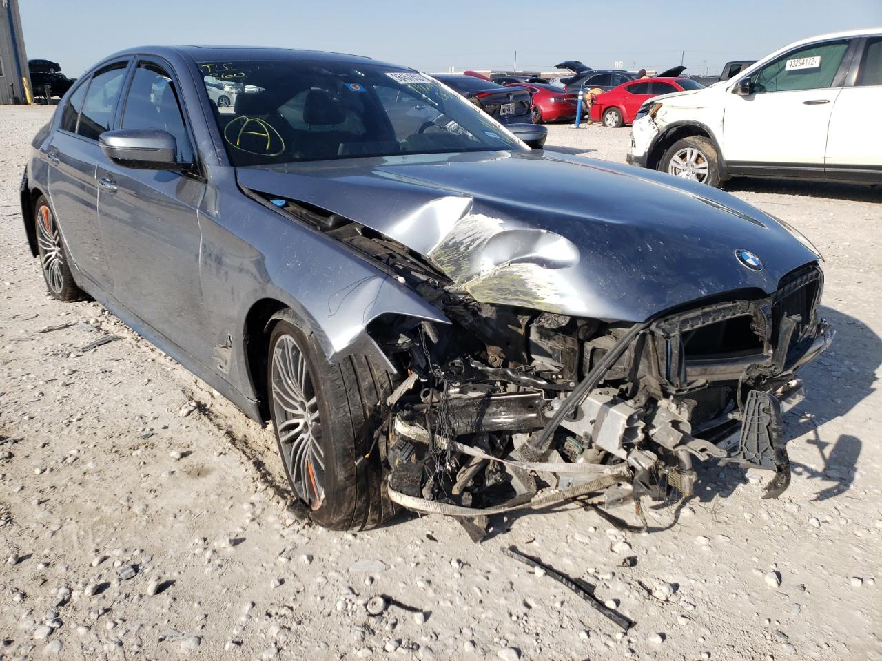 BMW 530E 2018 with VIN WBAJA9C58JB033604 - Photo from auction
