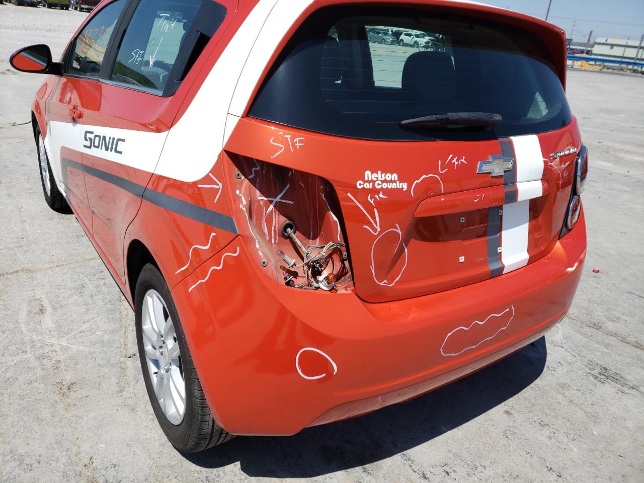 Photo 9 from auction – 2012 CHEVROLET SONIC LT with VIN 1G1JC6SH5C4107214