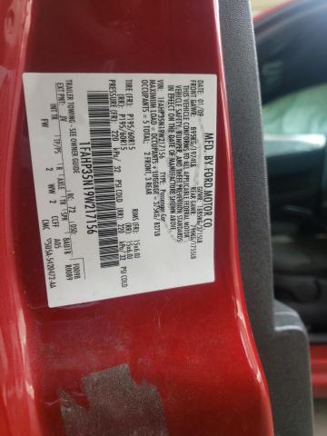 Photo 10 from auction – 2009 FORD FOCUS with VIN 1FAHP35N19W217156