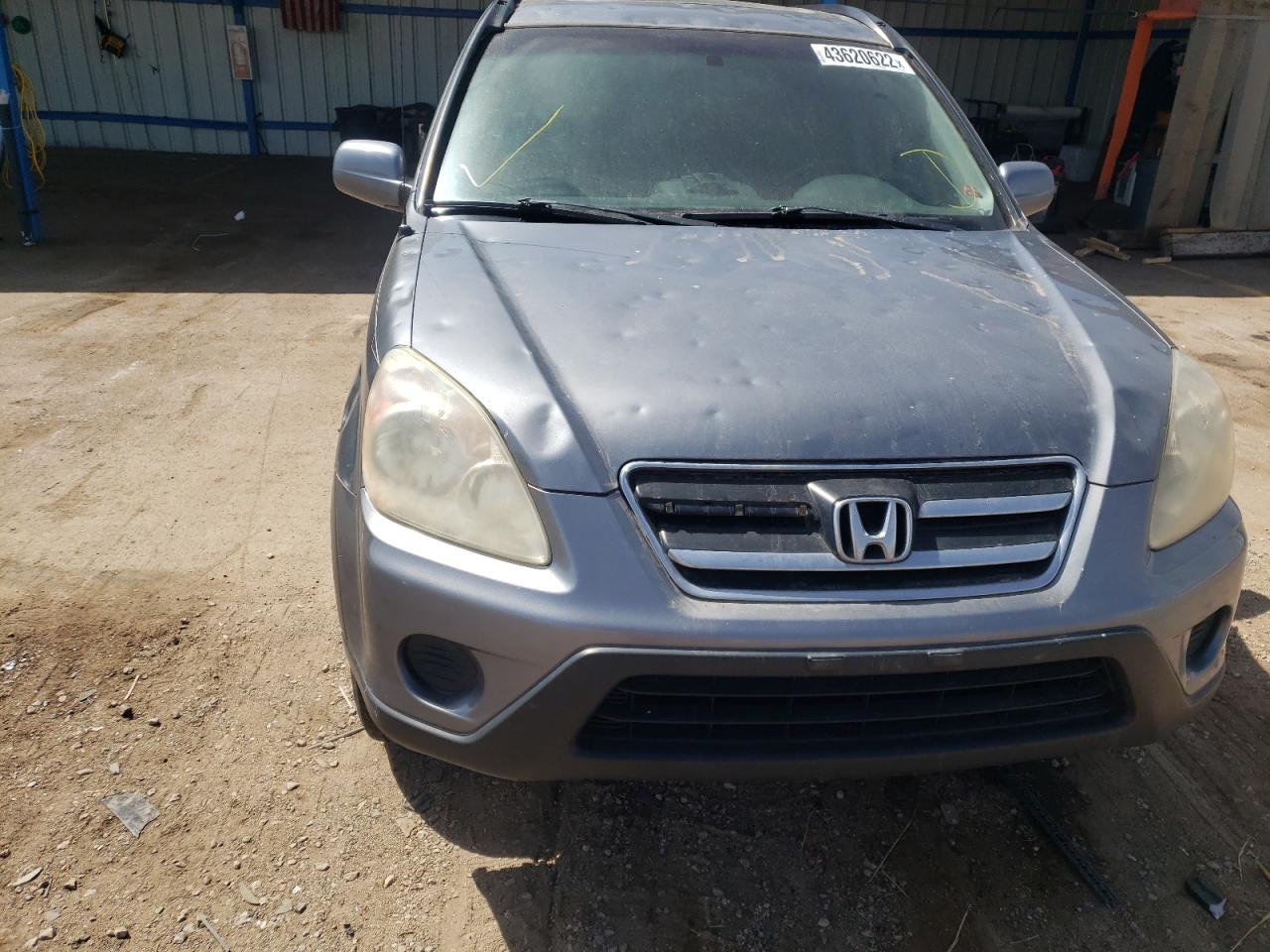 Photo 9 from auction – 2006 HONDA CR-V SE with VIN SHSRD78906U429696