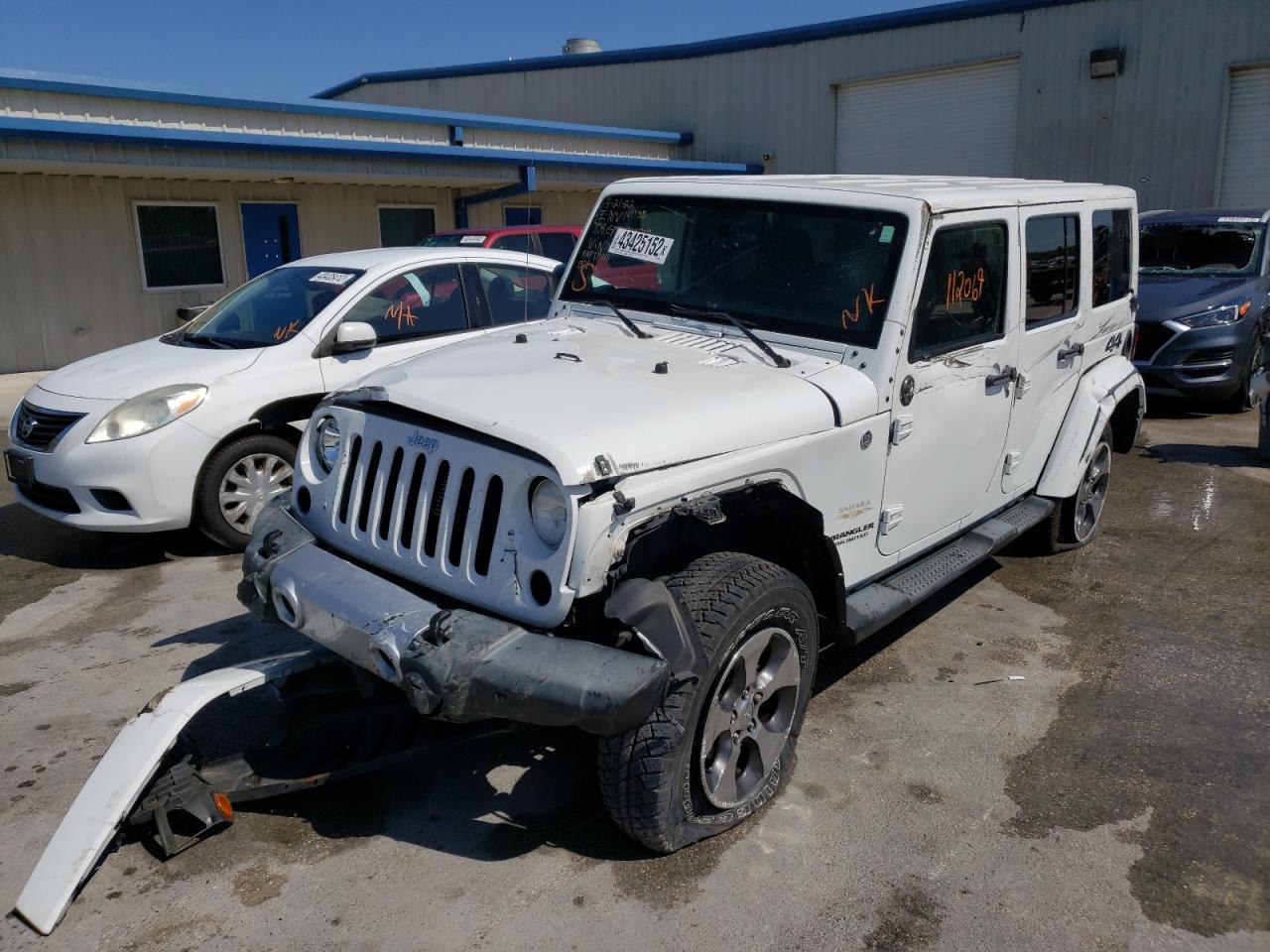 Photo 2 from auction – 2014 JEEP WRANGLER U with VIN 1C4BJWEG4EL106343