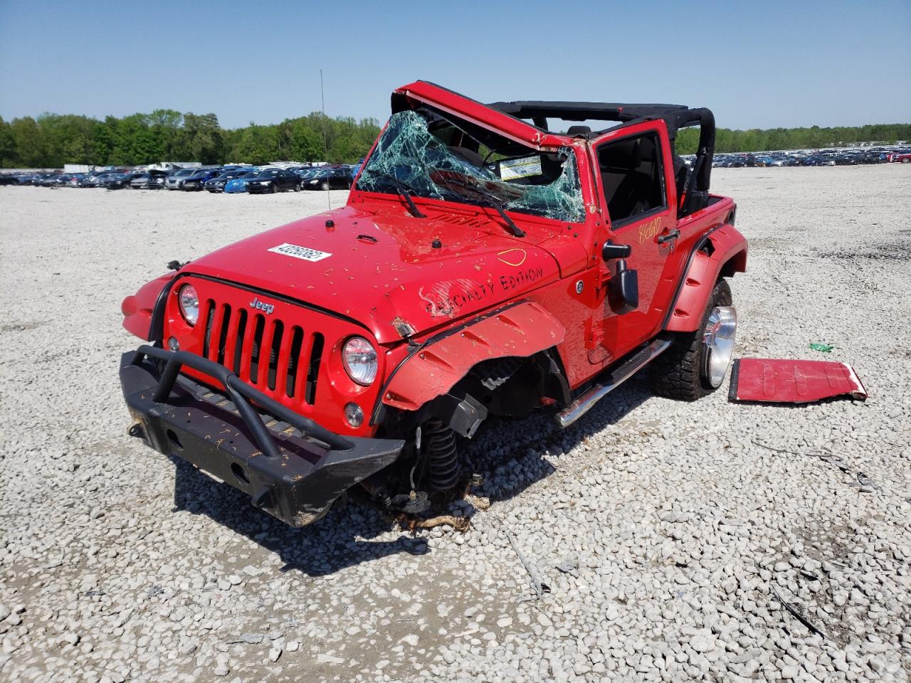 Photo 2 from auction – 2015 JEEP WRANGLER S with VIN 1C4AJWAG1FL674360