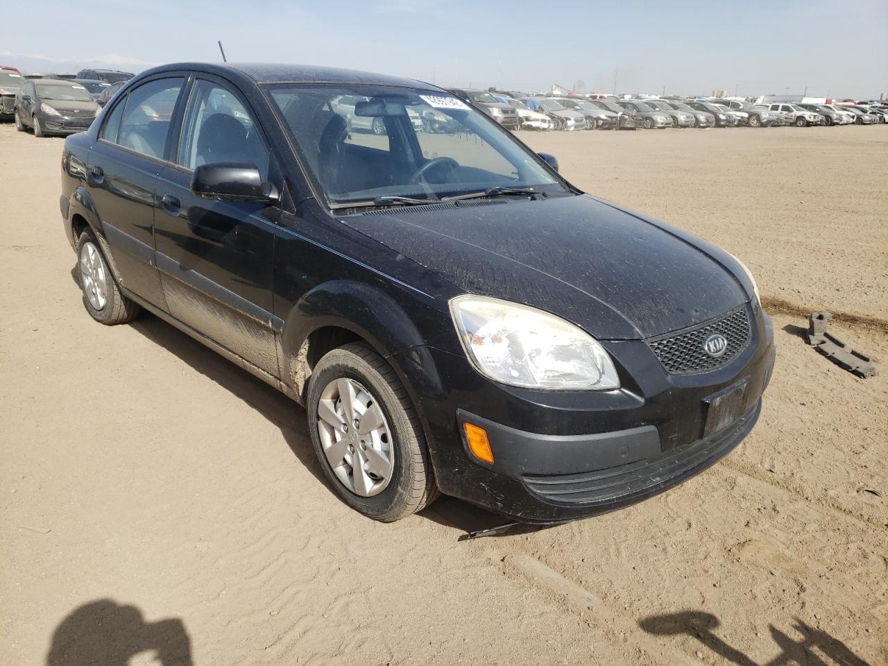 KIA RIO BASE 2009 with VIN KNADE223396467149 - Photo from auction