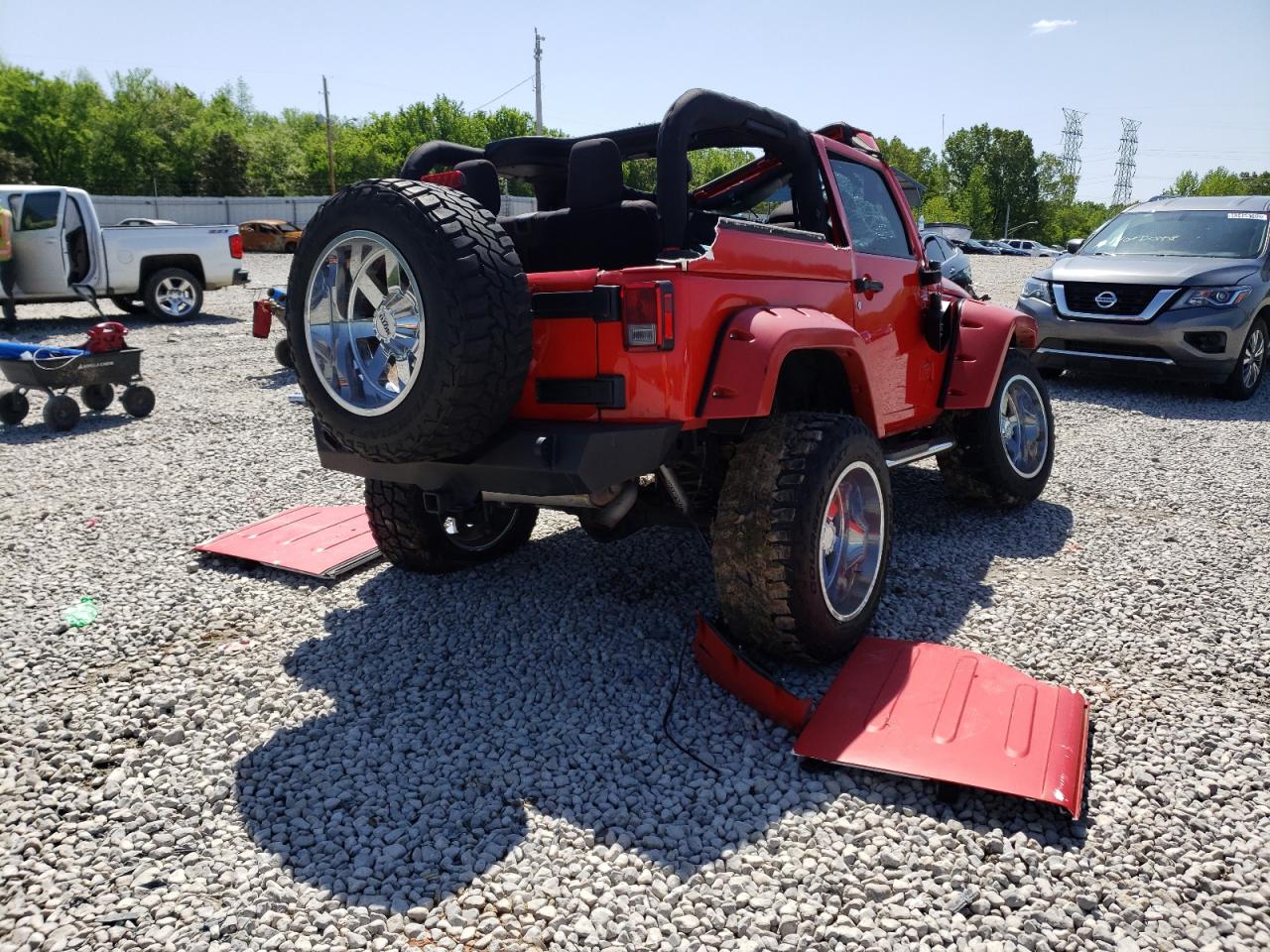 Photo 4 from auction – 2015 JEEP WRANGLER S with VIN 1C4AJWAG1FL674360