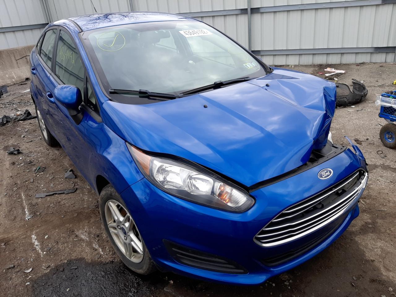 FORD FIESTA SE 2018 with VIN 3FADP4BJ7JM119808 - Photo from auction