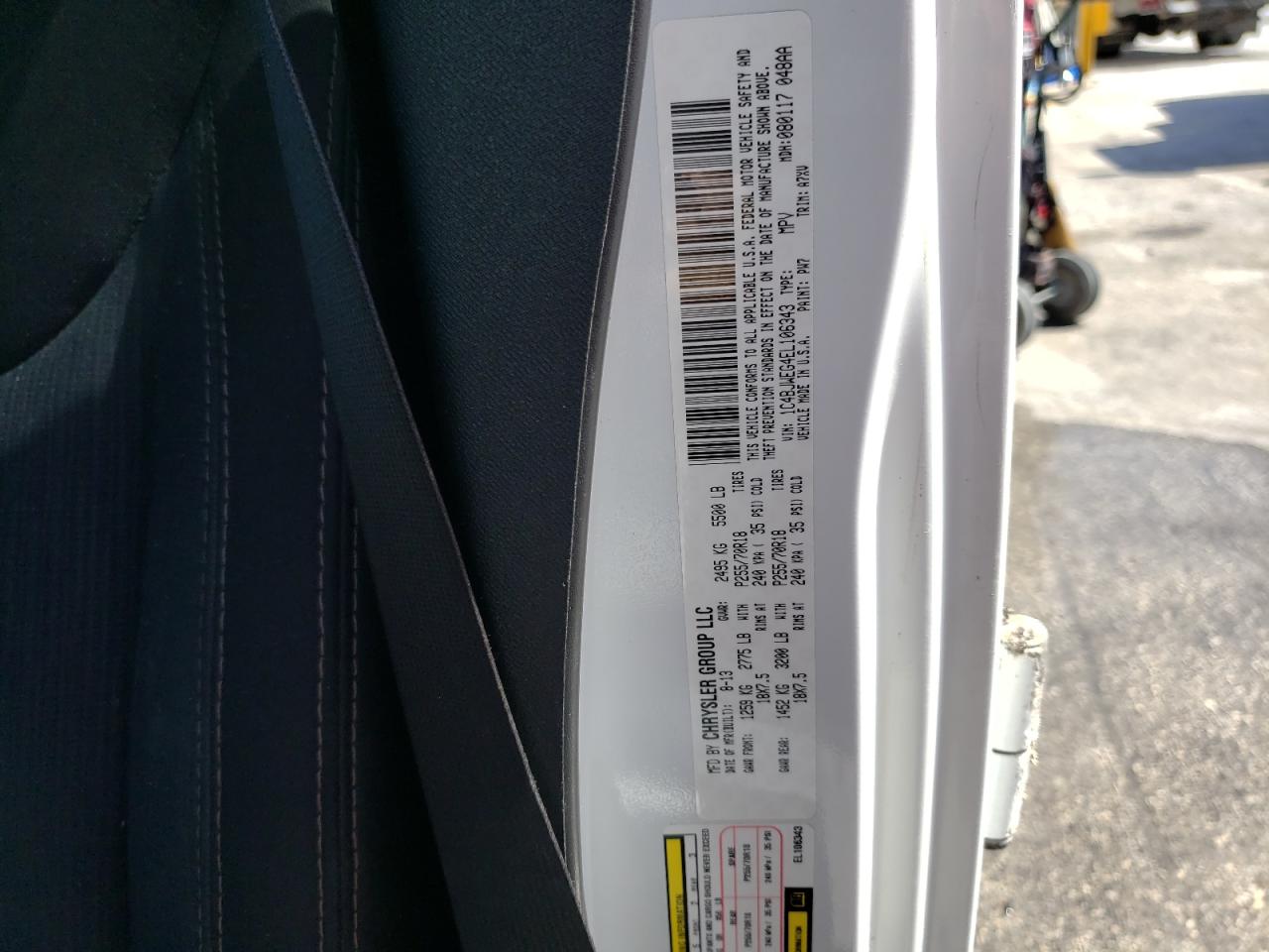 Photo 10 from auction – 2014 JEEP WRANGLER U with VIN 1C4BJWEG4EL106343