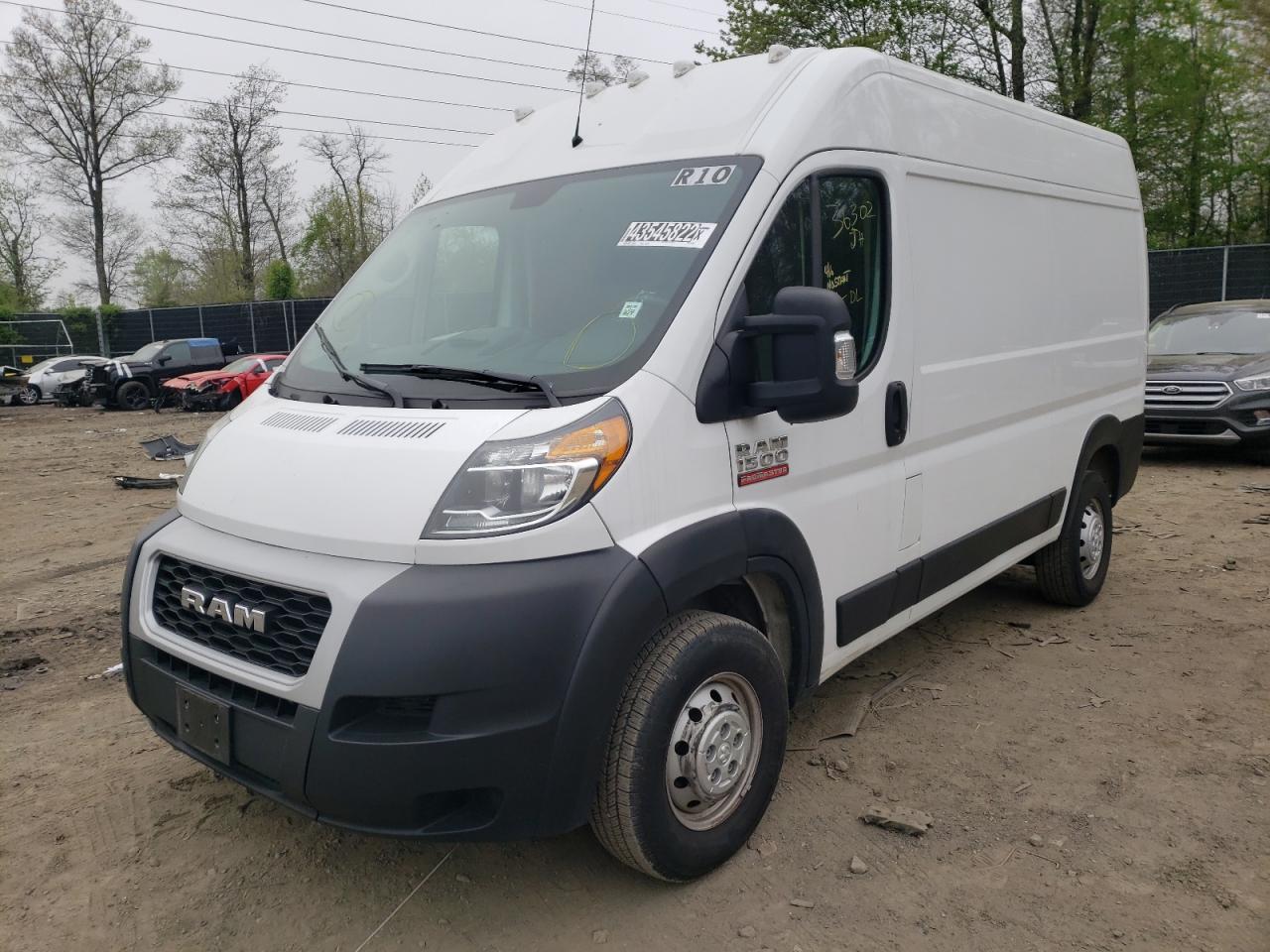 Photo 2 from auction – 2019 RAM PROMASTER with VIN 3C6TRVBG2KE547654