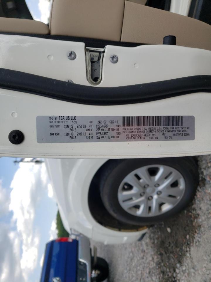 Photo 10 from auction – 2018 DODGE JOURNEY SE with VIN 3C4PDCAB8JT443070
