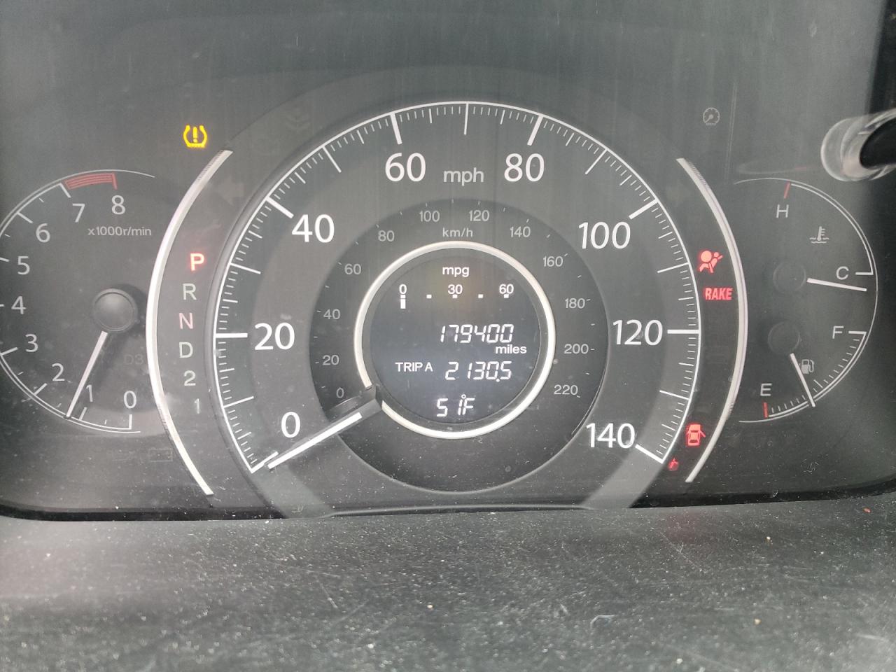 Photo 8 from auction – 2014 HONDA CR-V EX with VIN 2HKRM4H59EH612632