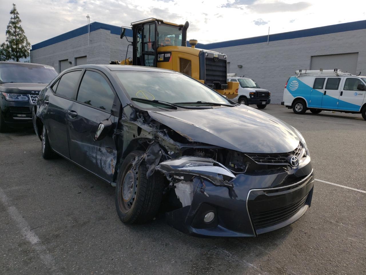 TOYOTA COROLLA L 2015 with VIN 2T1BURHE9FC334222 - Photo from auction