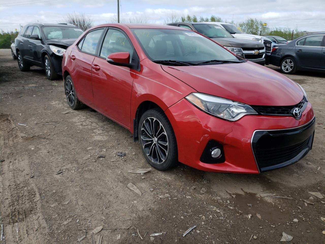 TOYOTA COROLLA L 2014 with VIN 5YFBURHE5EP044297 - Photo from auction