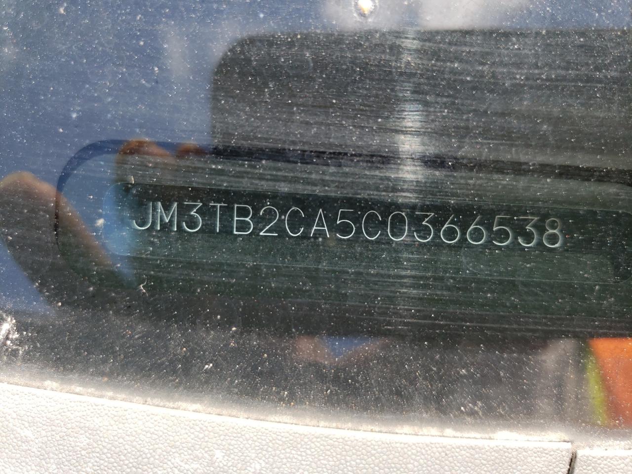 Photo 10 from auction – 2012 MAZDA CX-9 with VIN JM3TB2CA5C0366538