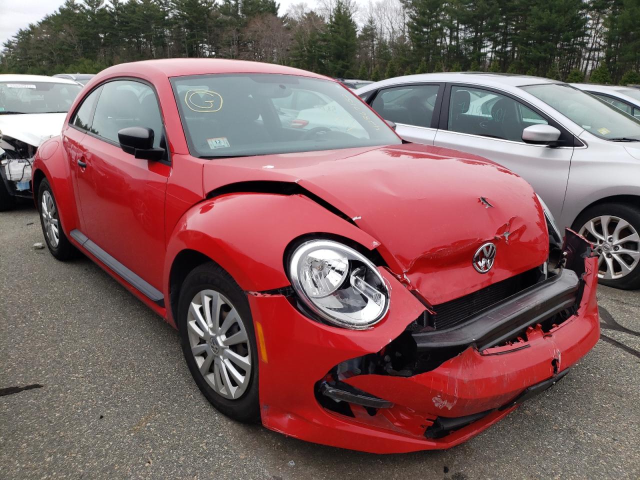 VOLKSWAGEN BEETLE 2012 with VIN 3VWFP7AT2CM646646 - Photo from auction