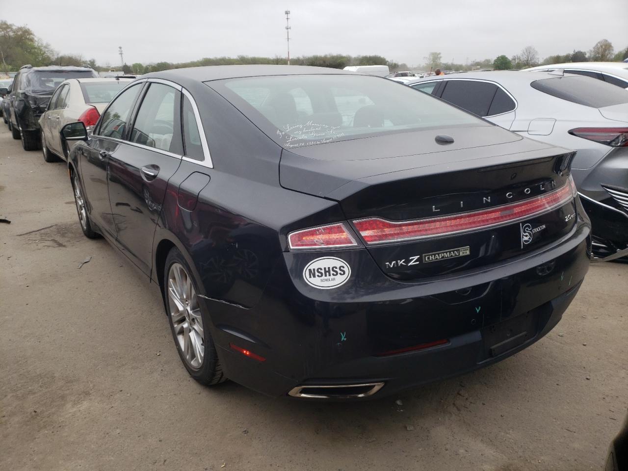 Photo 3 from auction – 2014 LINCOLN MKZ with VIN 3LN6L2G98ER801084