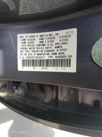Photo 10 from auction – 2014 HONDA ACCORD LX with VIN 1HGCR2E37EA092017