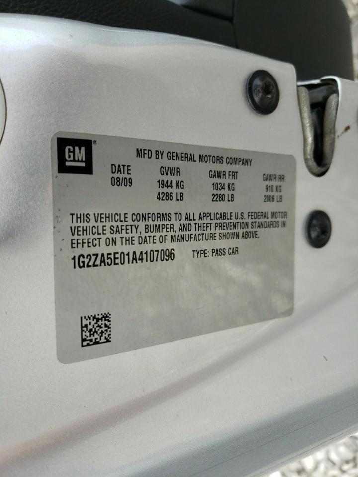 Photo 10 from auction – 2010 PONTIAC G6 with VIN 1G2ZA5E01A4107096