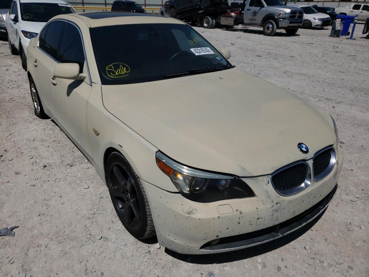 BMW 525 I 2004 with VIN WBANA535X4B175077 - Photo from auction