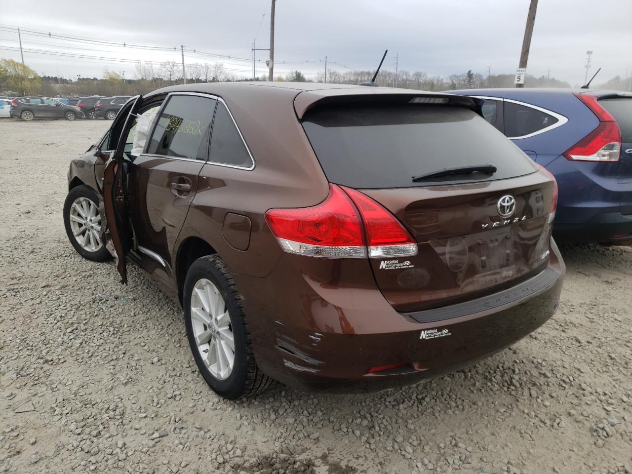 Photo 3 from auction – 2012 TOYOTA VENZA LE with VIN 4T3BA3BB1CU029643