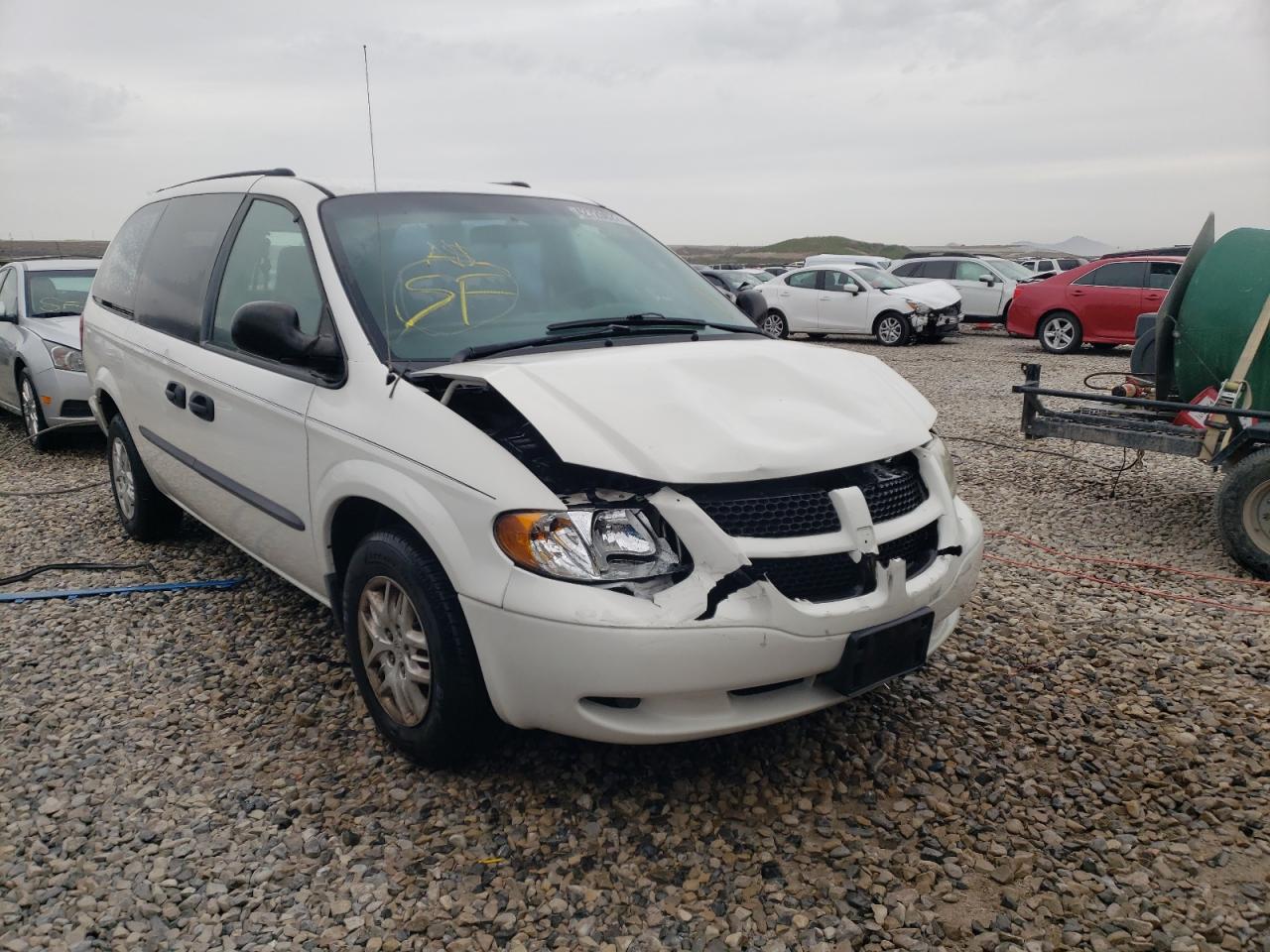 DODGE GRAND CARA 2004 with VIN 1D4GP24RX4B599355 - Photo from auction
