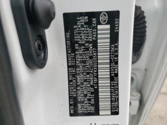 Photo 10 from auction – 2016 TOYOTA CAMRY LE with VIN 4T1BF1FKXGU205877