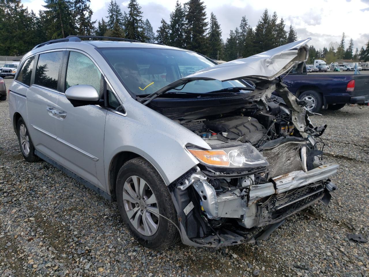 Photo 1 from auction – 2015 HONDA ODYSSEY EX with VIN 5FNRL5H67FB094330