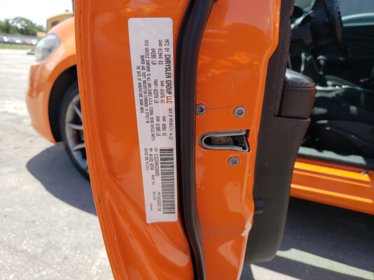Photo 10 from auction – 2013 DODGE DART SXT with VIN 1C3CDFBA4DD294953
