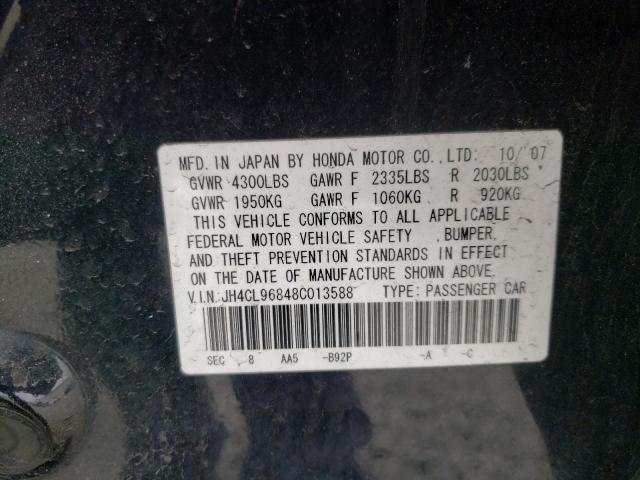 Photo 10 from auction – 2008 ACURA TSX with VIN JH4CL96848C013588