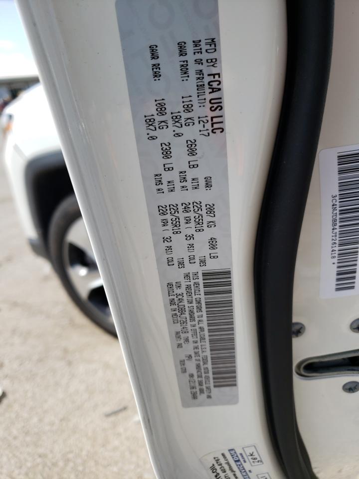 Photo 10 from auction – 2018 JEEP COMPASS LA with VIN 3C4NJDBB4JT261418