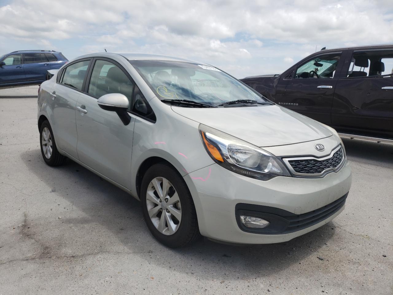 KIA RIO EX 2012 with VIN KNADN4A31C6093595 - Photo from auction