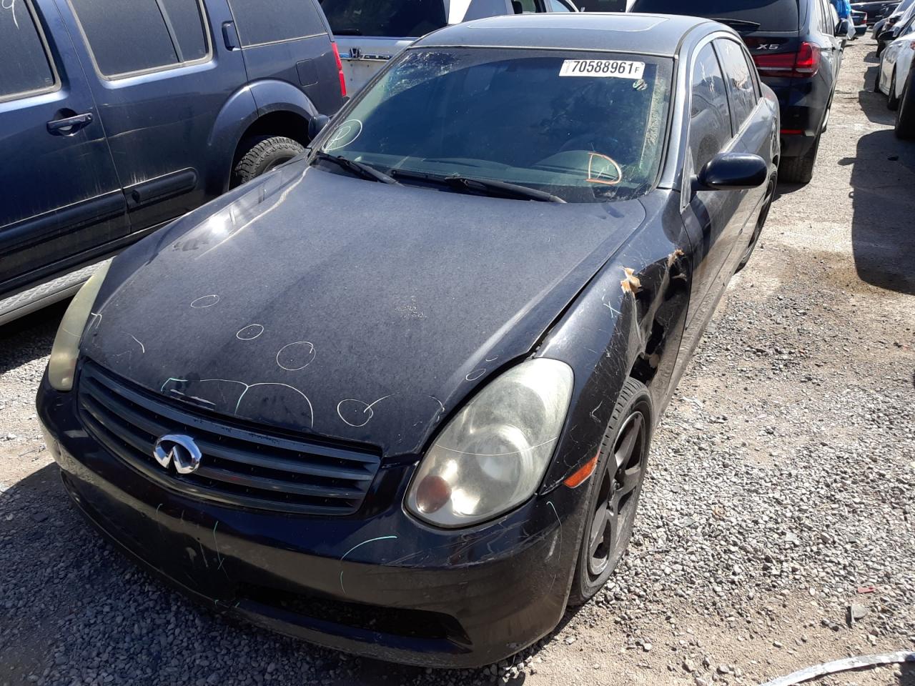 Photo 2 from auction – 2006 INFINITI G35 with VIN JNKCV51E06M504294