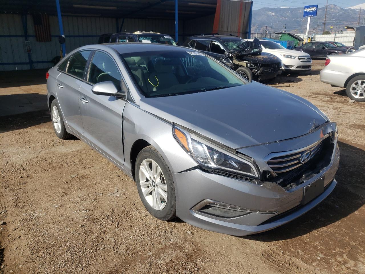HYUNDAI SONATA SE 2015 with VIN 5NPE24AF1FH071889 - Photo from auction