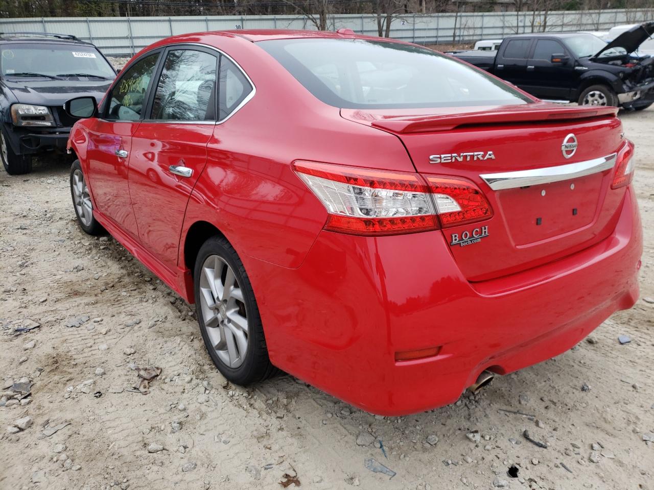 Photo 3 from auction – 2015 NISSAN SENTRA S with VIN 3N1AB7AP2FY304158