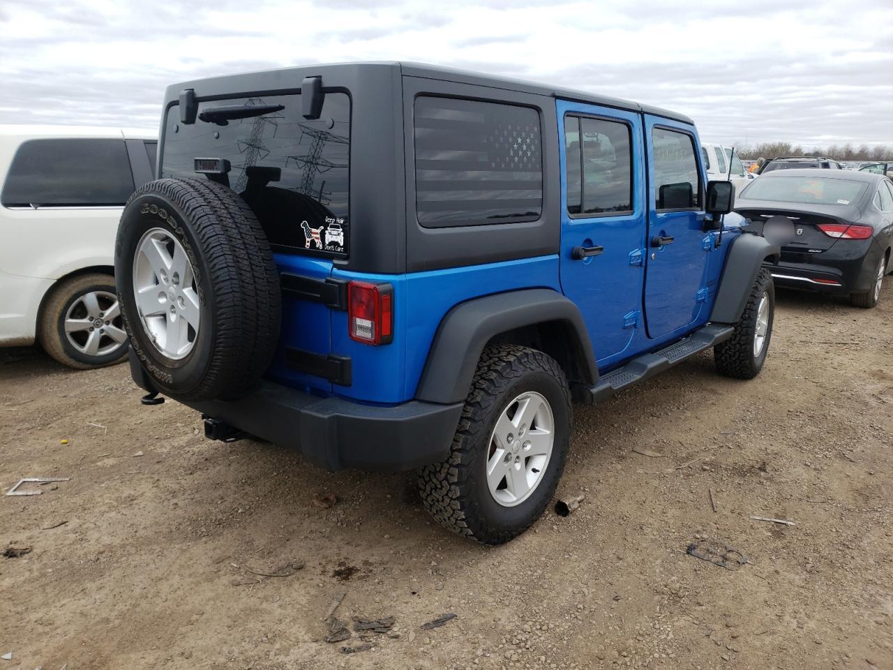 Photo 4 from auction – 2016 JEEP WRANGLER U with VIN 1C4BJWDG3GL202677