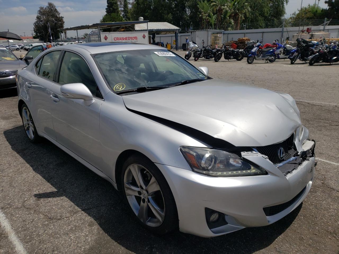 LEXUS IS 250 2012 with VIN JTHBF5C22C5172067 - Photo from auction