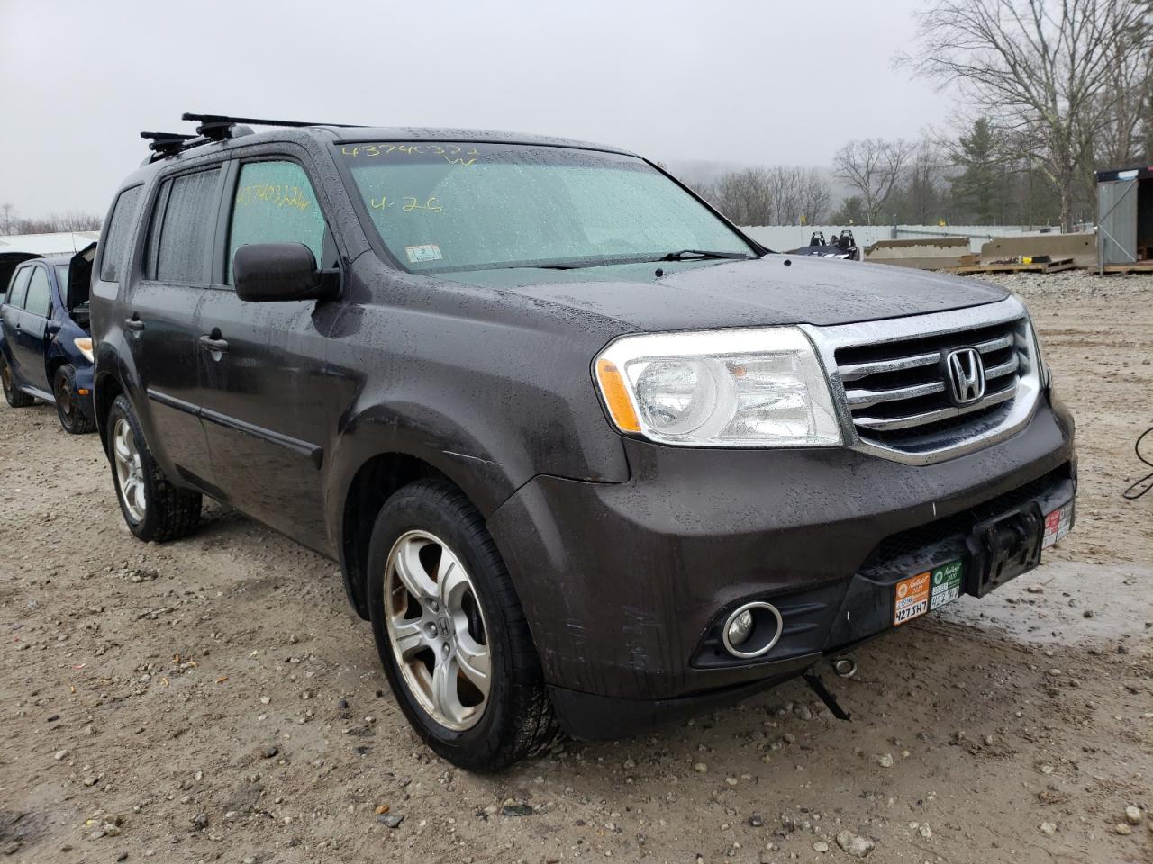 HONDA PILOT EXL 2012 with VIN 5FNYF4H54CB056117 - Photo from auction