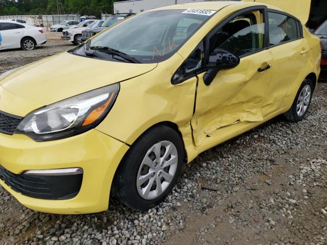 Photo 10 from auction – 2016 KIA RIO LX with VIN KNADM4A38G6600548