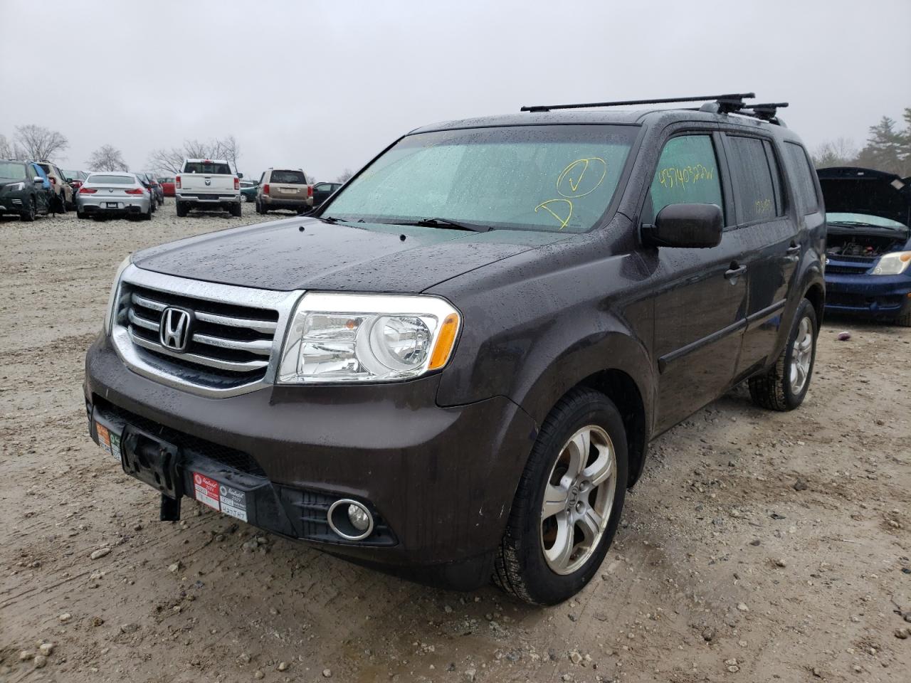 Photo 2 from auction – 2012 HONDA PILOT EXL with VIN 5FNYF4H54CB056117