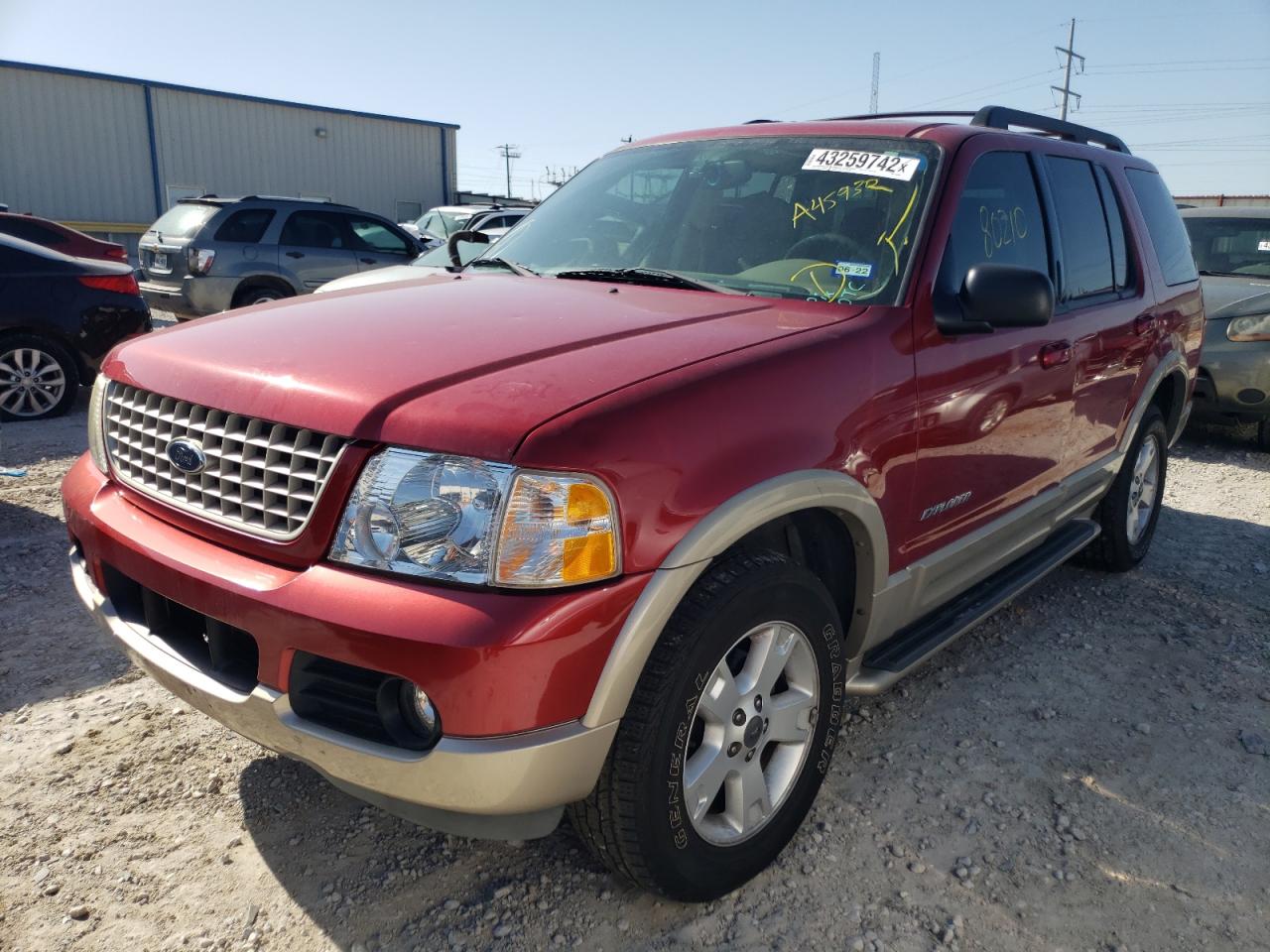 Photo 9 from auction – 2005 FORD EXPLORER E with VIN 1FMDU64K45UA45930