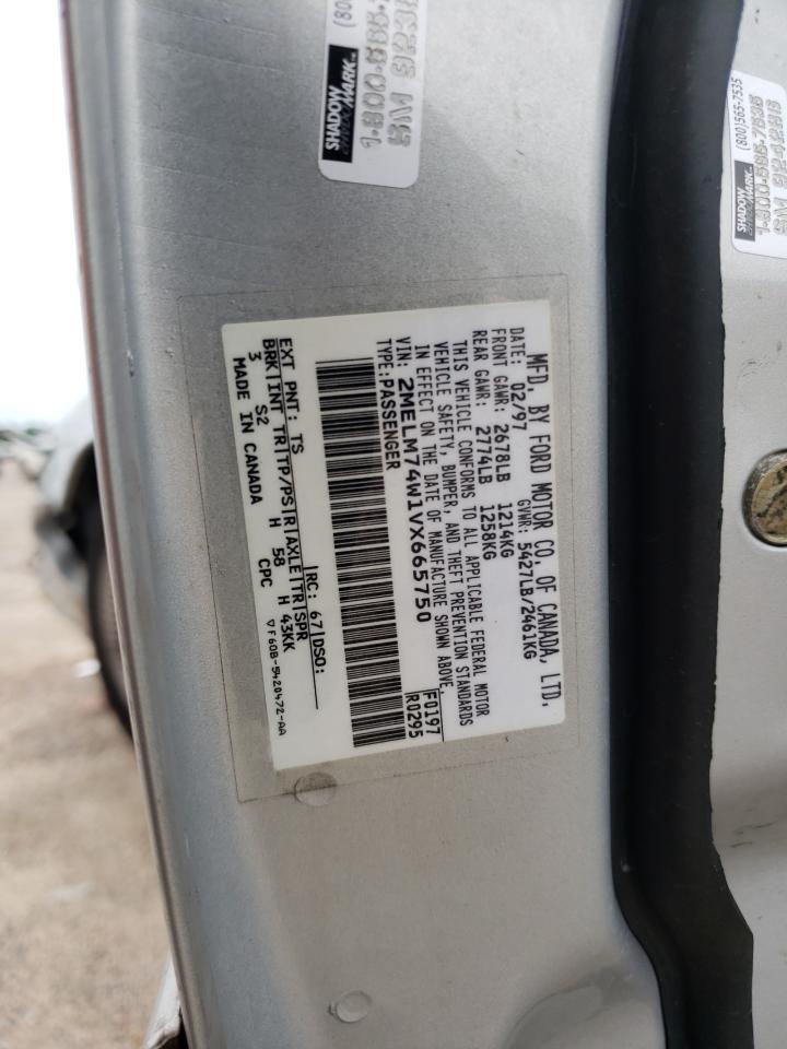 Photo 20 from auction – 1997 MERCURY GRAND MARQ with VIN 2MELM74W1VX665750