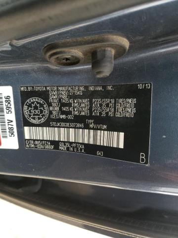 Photo 10 from auction – 2014 TOYOTA SIENNA LE with VIN 5TDJK3DC0ES073846