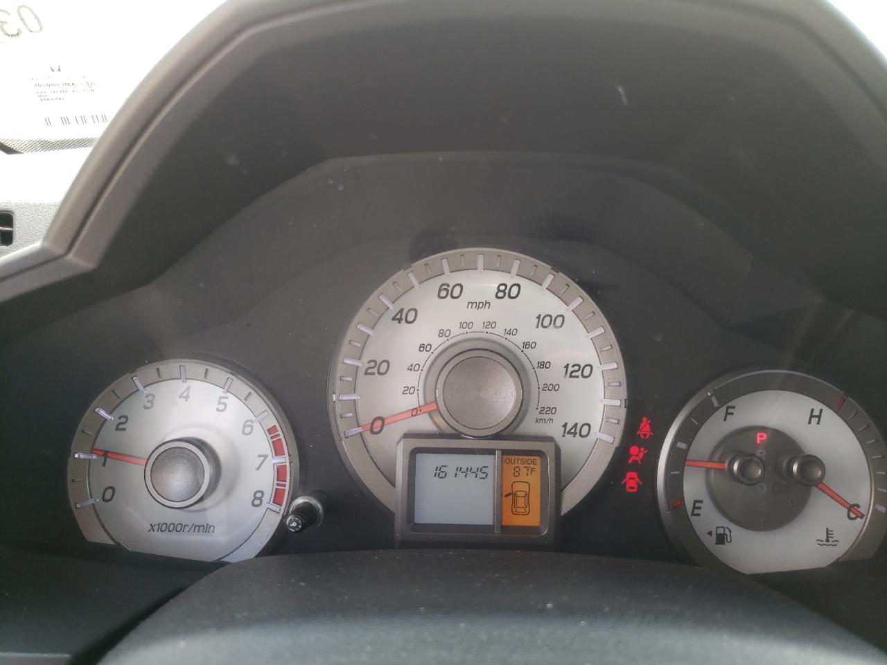 Photo 8 from auction – 2012 HONDA PILOT EXL with VIN 5FNYF3H61CB012403