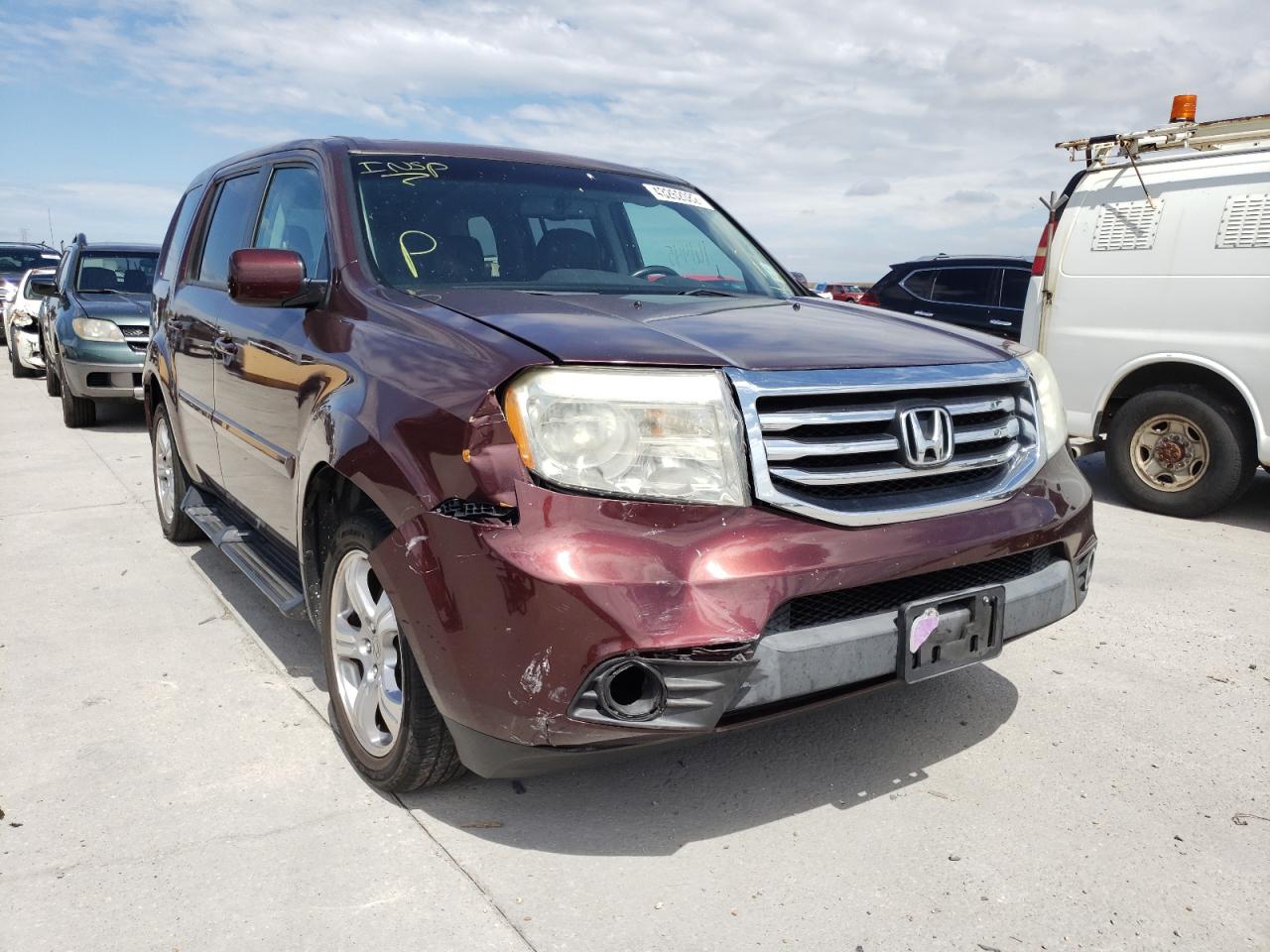Photo 9 from auction – 2012 HONDA PILOT EXL with VIN 5FNYF3H61CB012403