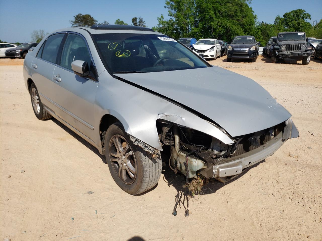 Photo 1 from auction – 2007 HONDA ACCORD EX with VIN 1HGCM56707A108952