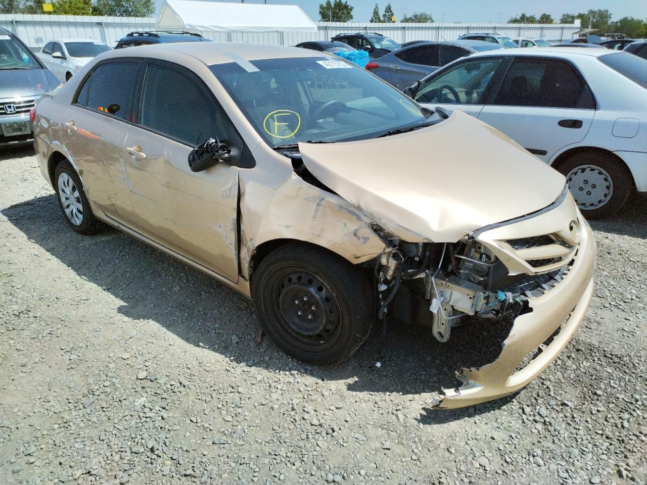 TOYOTA COROLLA BA 2012 with VIN 5YFBU4EE5CP071410 - Photo from auction